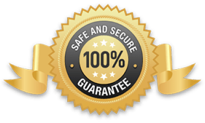 Safe and Secure 100% Guarantee
